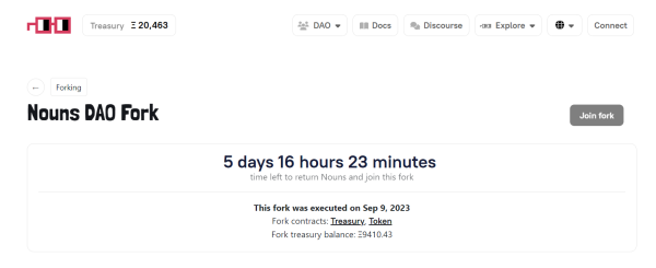 NounsDAO Unleashes Fork Page, Empowering Supporters to Claim DAO Treasury Shares
