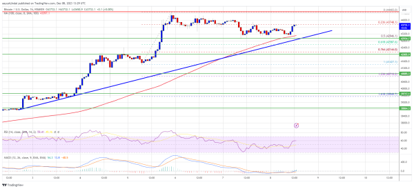 Bitcoin Price Remains Strong and Eyes Fresh Surge Above $44K