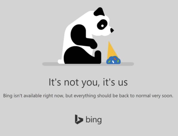 Bing and DuckDuckGo offline overnight, Google says thanks for the data