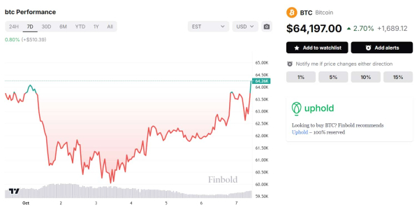 Finance experts predict Bitcoin price for Halloween 2024