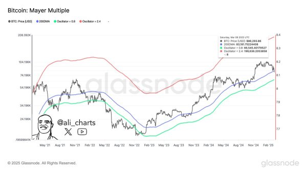 Bitcoin Drops Below 200-Day MA &ndash; Next Key Support Lies At $66K According To Mayer Multiple