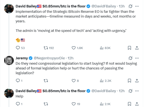 US to Implement BTC Reserve in Weeks: Bitcoin Magazine CEO