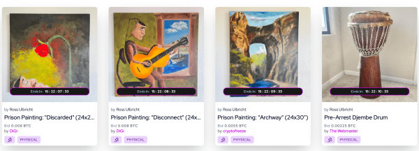 Bidding Begins on Ross Ulbricht&rsquo;s Pre-Arrest and Prison Mementos as He Embarks on New Chapter
