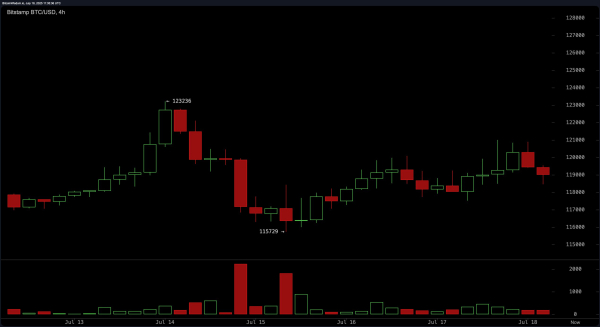 Bitcoin Price Watch: Momentum Stalls as $123K Resistance Looms