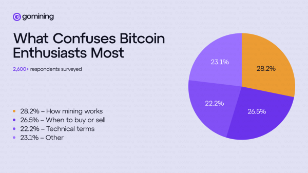 70% of Bitcoin Users Don&rsquo;t Understand How It Works, GoMining Survey Finds