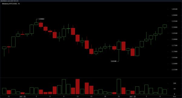 Bitcoin Price Watch: Short-Term Rally Holds Above $119K With Bullish Momentum Bitcoin Price Watch: Short-Term Rally Holds Above $119K With Bullish Momentum