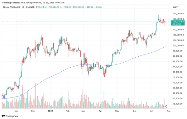 Bitcoin Price Could Still Tumble Down To $109,000 &mdash; This Chart Pattern Suggests So